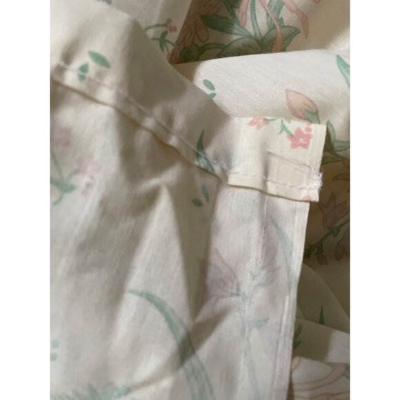 Lady Pepperell Grandeur Queen Flat Sheet Floral Pattern - Picture 6 of 8